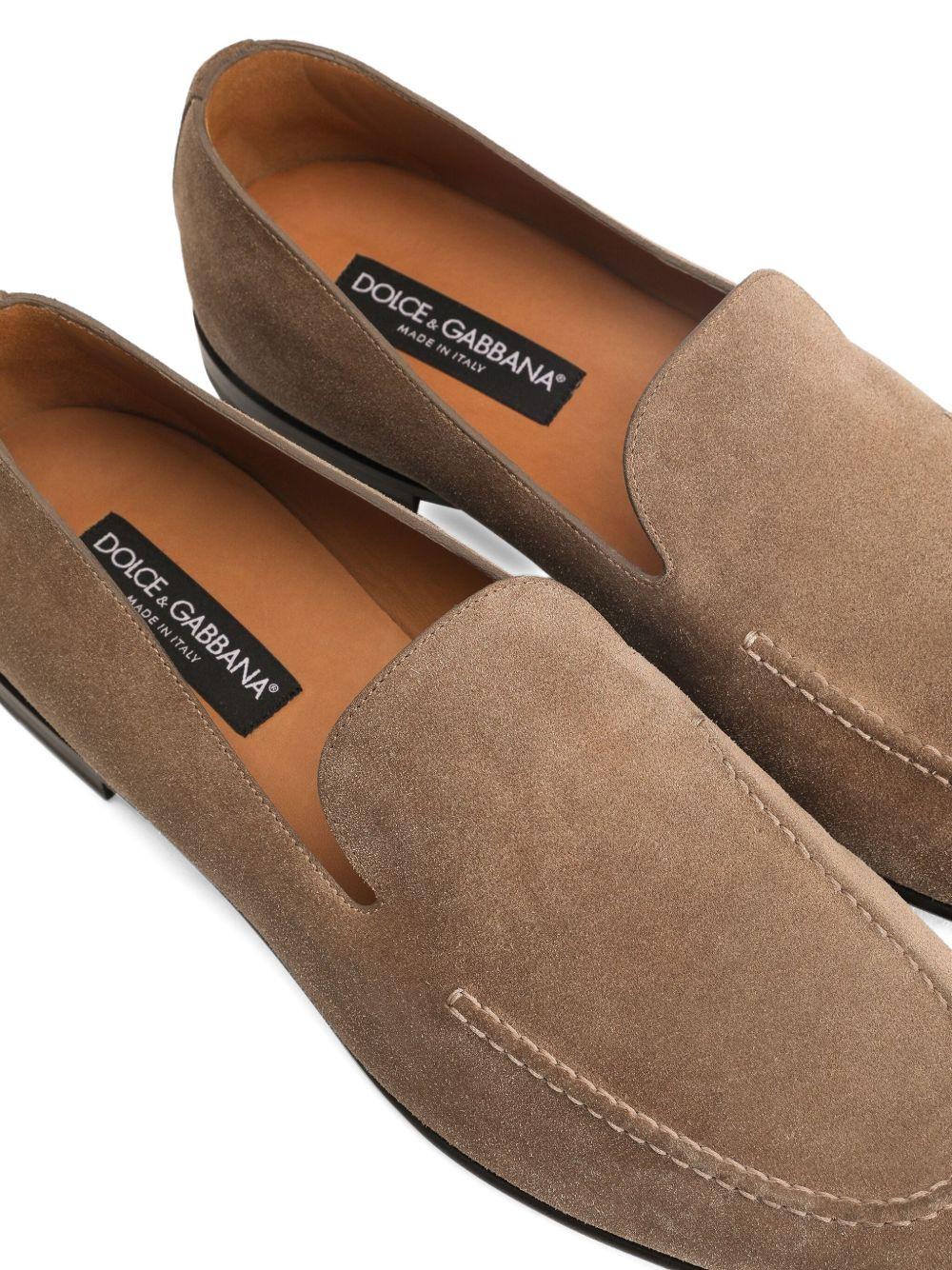 Split calfskin slippers A50716 AT44180024 DOLCE & GABBANA