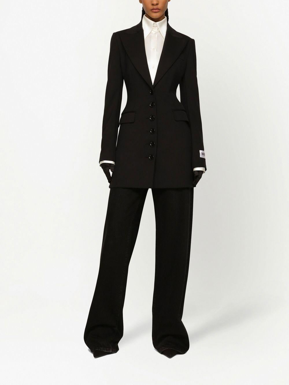 Kim Dolce&Gabbana<BR/>Fitted peak-lapel blazer F29UPT FUUBDN0000 DOLCE&GABBANA KIM COLLECTION