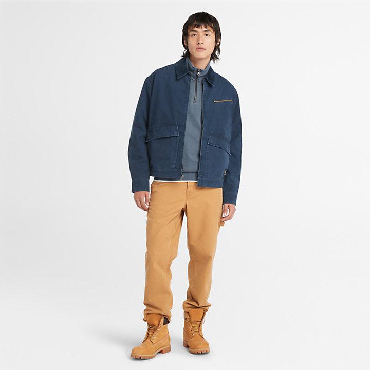 Washed effect canvas jacket TB0A5TGF 4331 TIMBERLAND