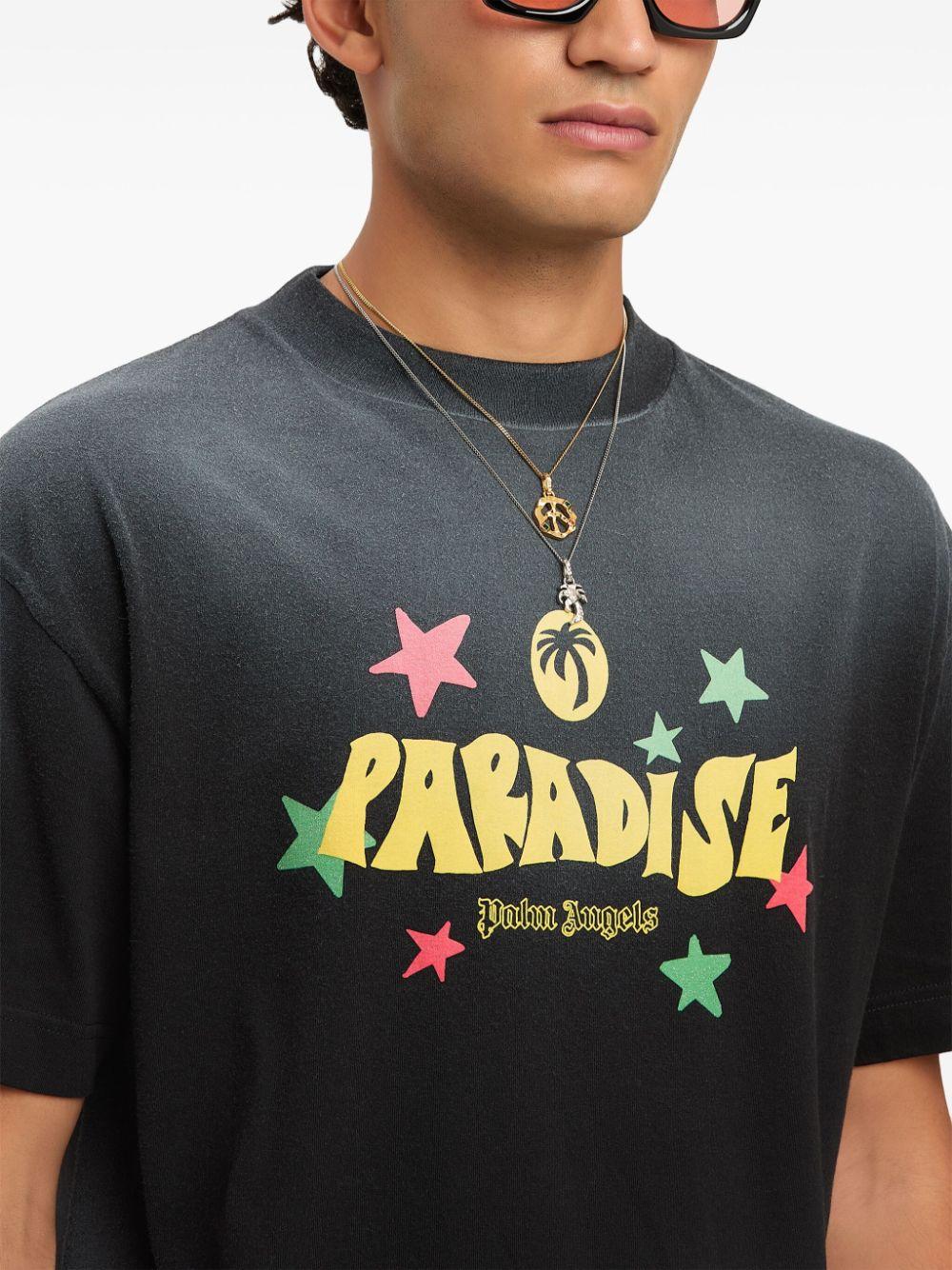 Paradise Palm T-shirt<BR/><BR/><BR/> PMAA001S25JER001 1018 PALM ANGELS