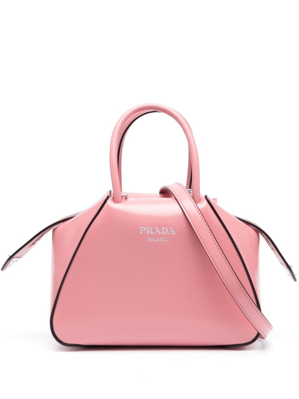Supernova brushed leather tote bag 1BA385 ZO6F02YN PRADA