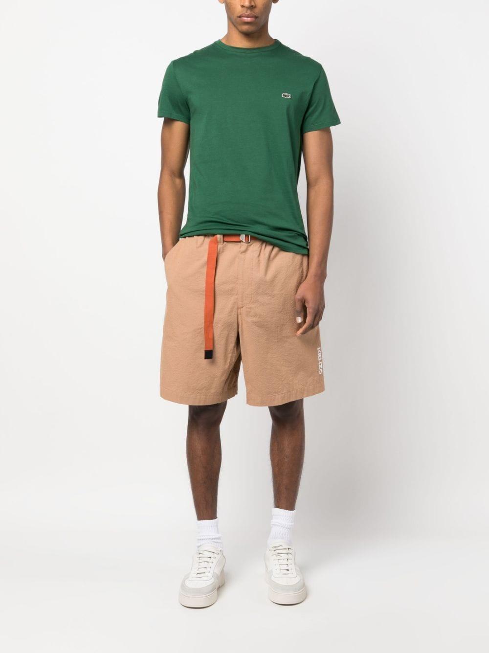Logo-patch cotton T-shirt<BR/><BR/><BR/> TH6709 132 LACOSTE