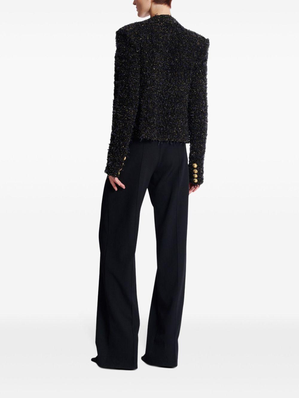 Edge-To-Edge jacket<BR/><BR/><BR/> EF1SK048KB19 EAD BALMAIN