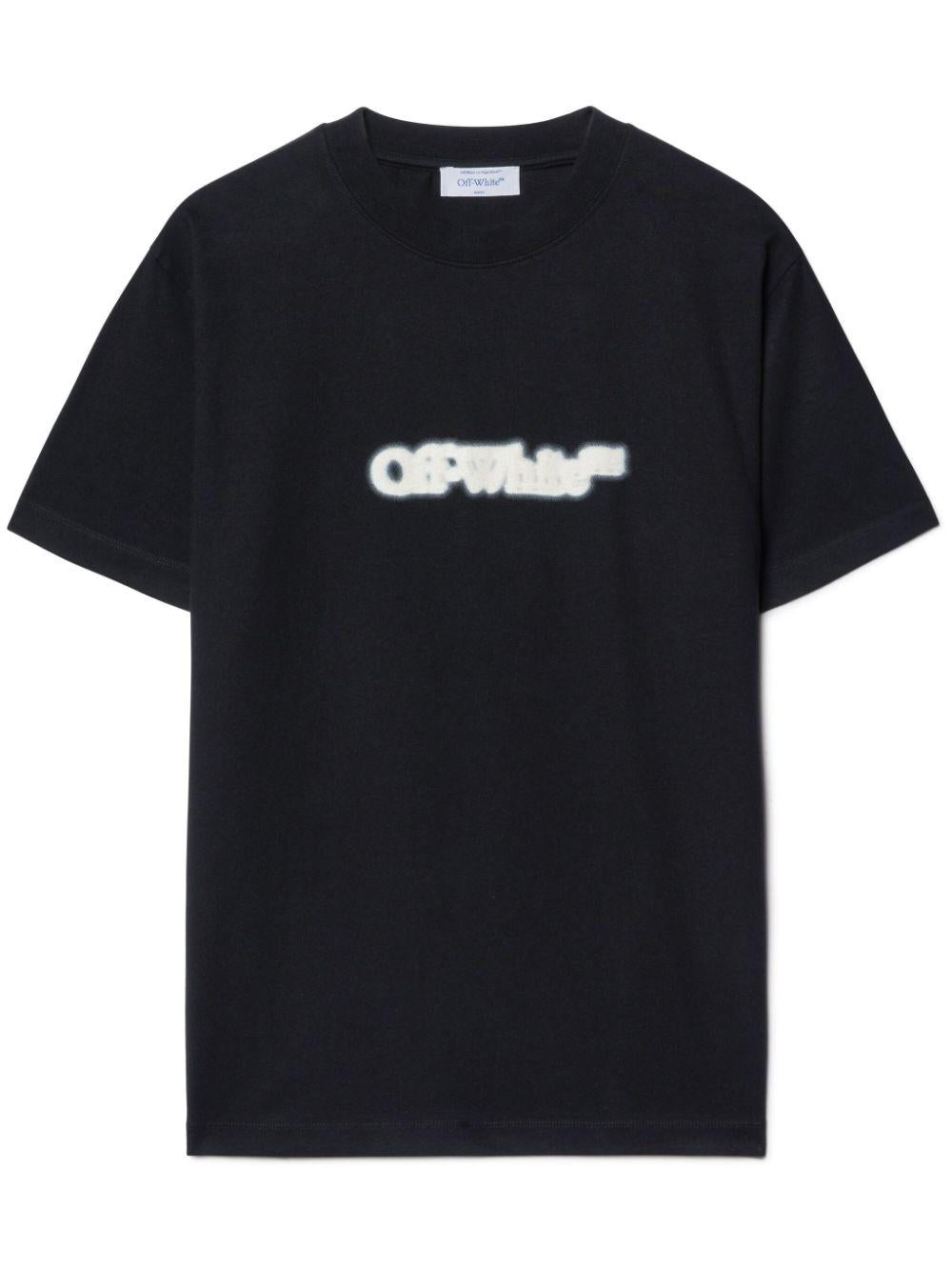 Spray Arrow T-shirt<BR/><BR/><BR/> OMAA027S25JER00B 1001 OFF-WHITE