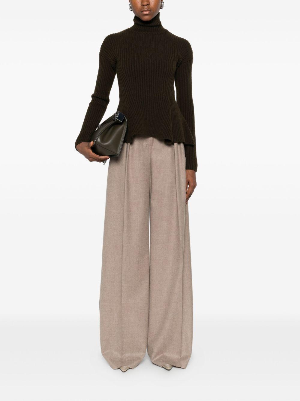 Cashmere foulé trousers 2521136012 ZULIA002 MAX MARA