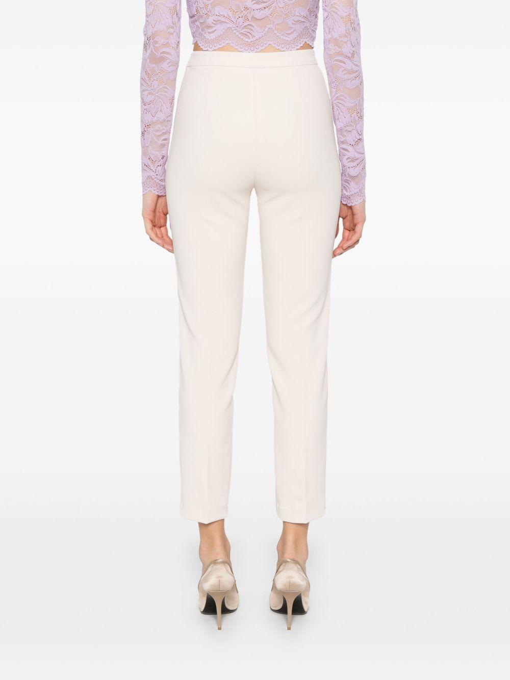 Crepe tapered trousers<BR/><BR/><BR/> PA07751E2 193 ELISABETTA FRANCHI