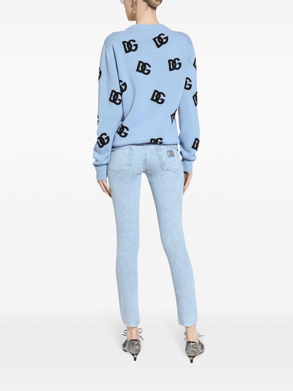 logo embroidered jumper<BR/><BR/><BR/> FXX06T JCVZLB0143 DOLCE & GABBANA