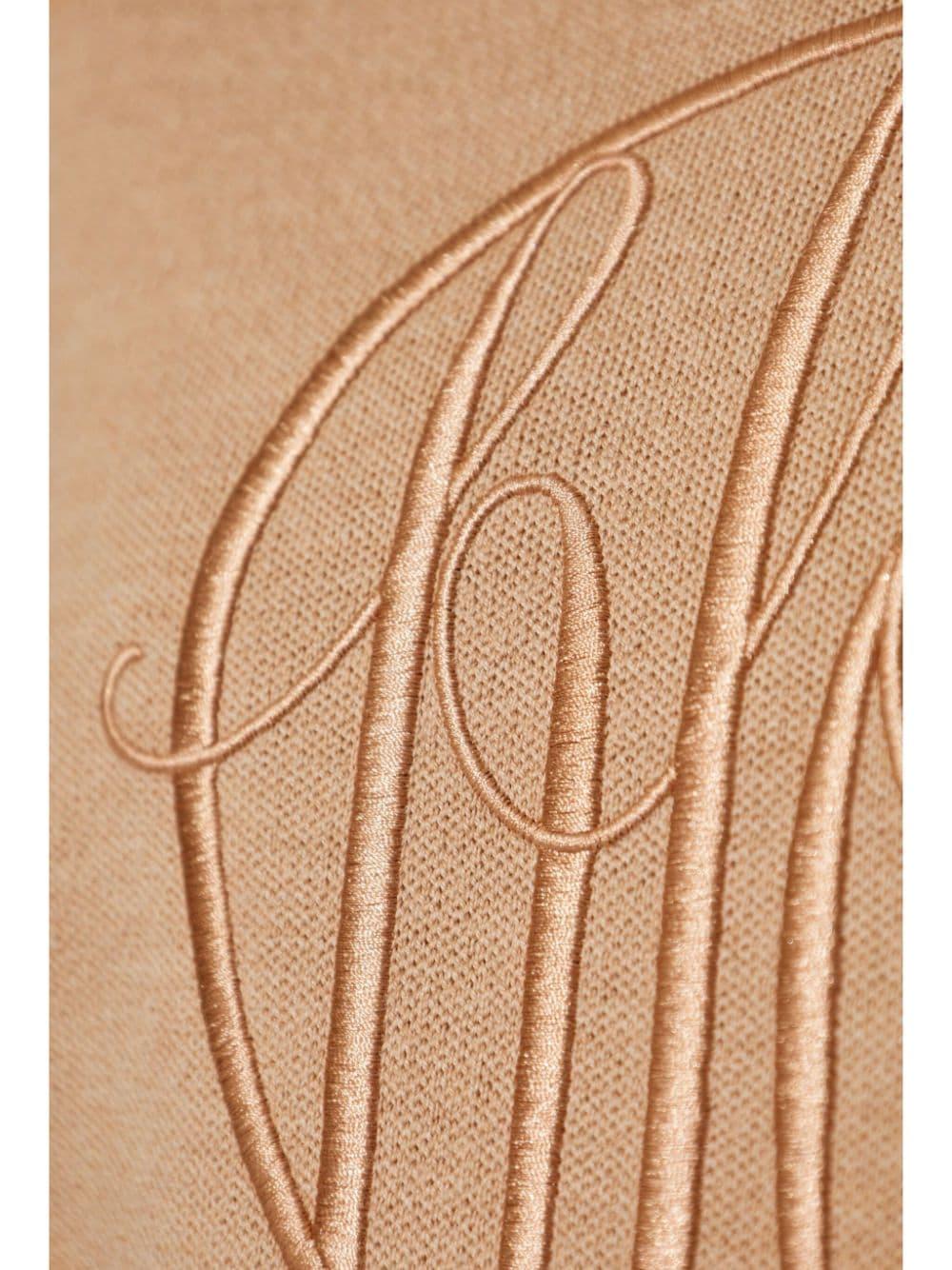 Embroidered-logo wool jumper<BR/><BR/><BR/> CHC24AMP54730 223 CHLOÉ