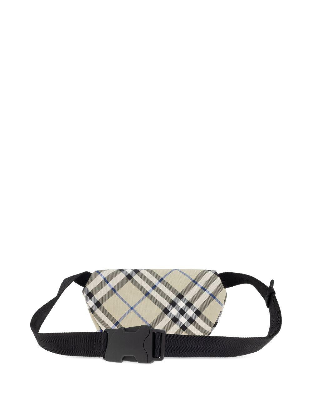 Checked belt bag<BR/><BR/> 8106716 B9629 BURBERRY