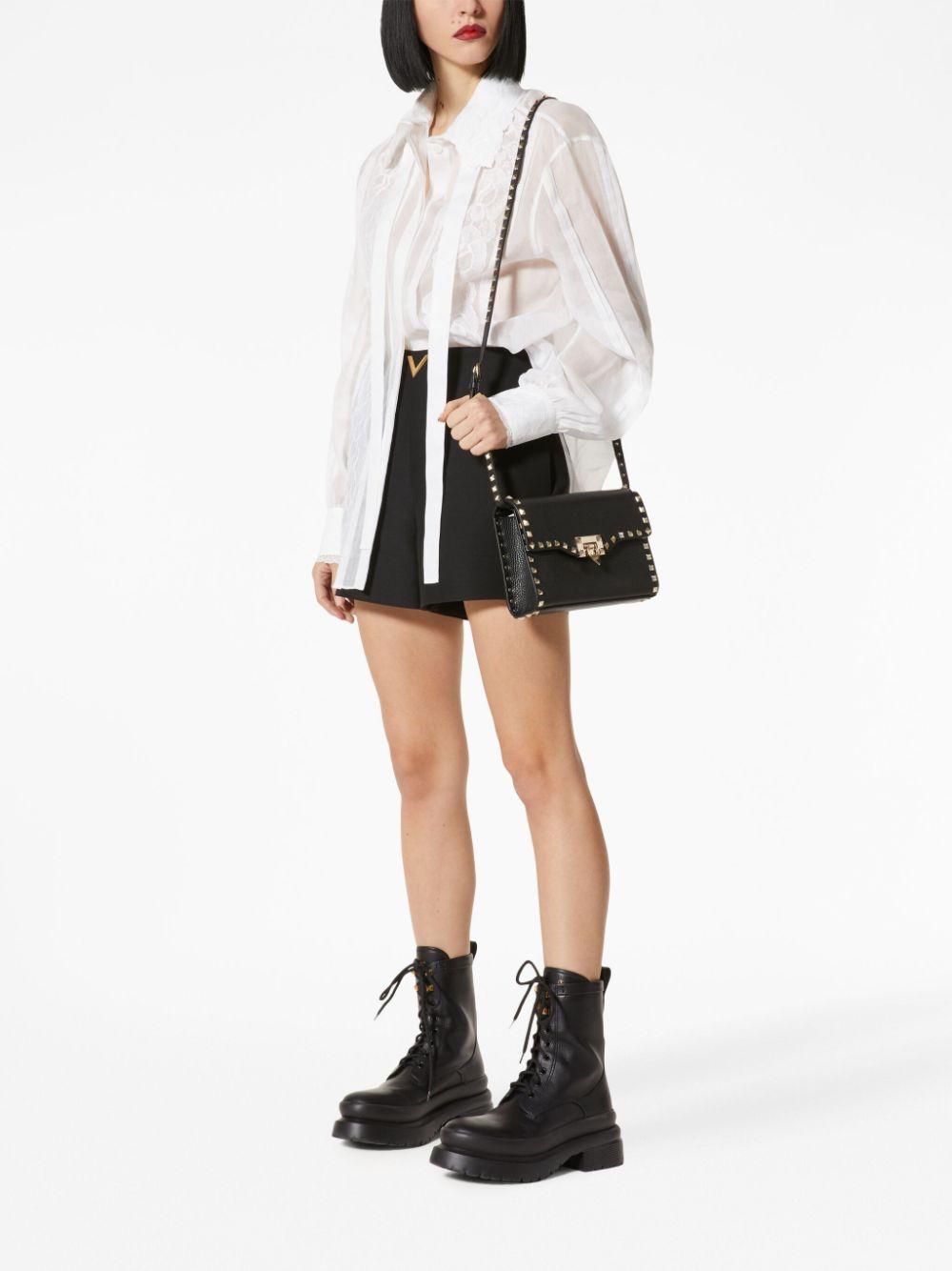 Small Rockstud crossbody bag<BR/><BR/><BR/> 6W2B0181VSF 0NO VALENTINO GARAVANI