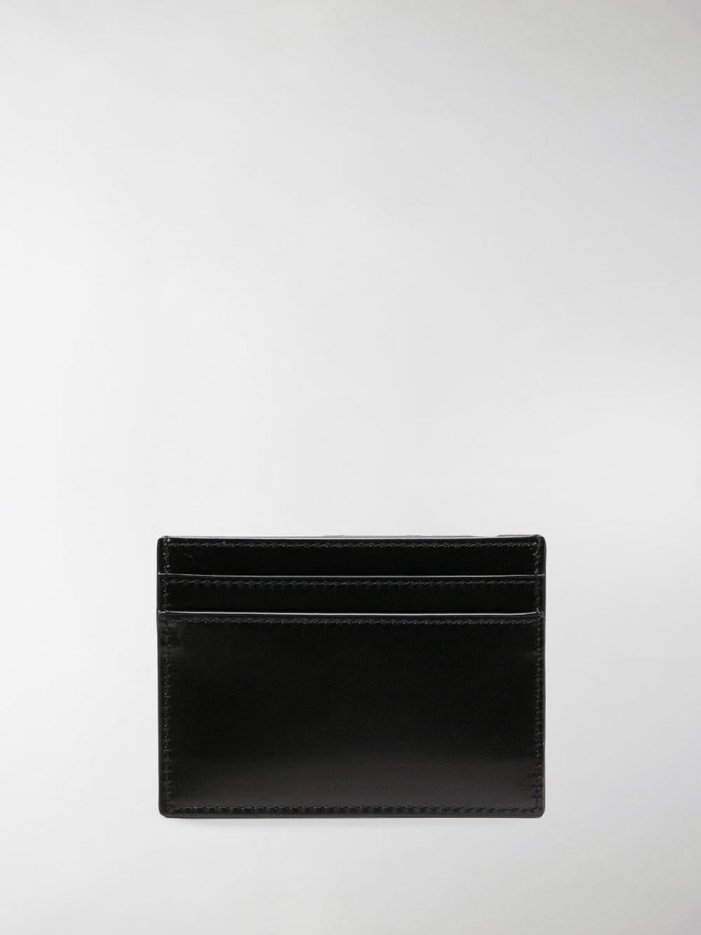 Logo plaque cardholder 6076031JB0E 1000 SAINT LAURENT
