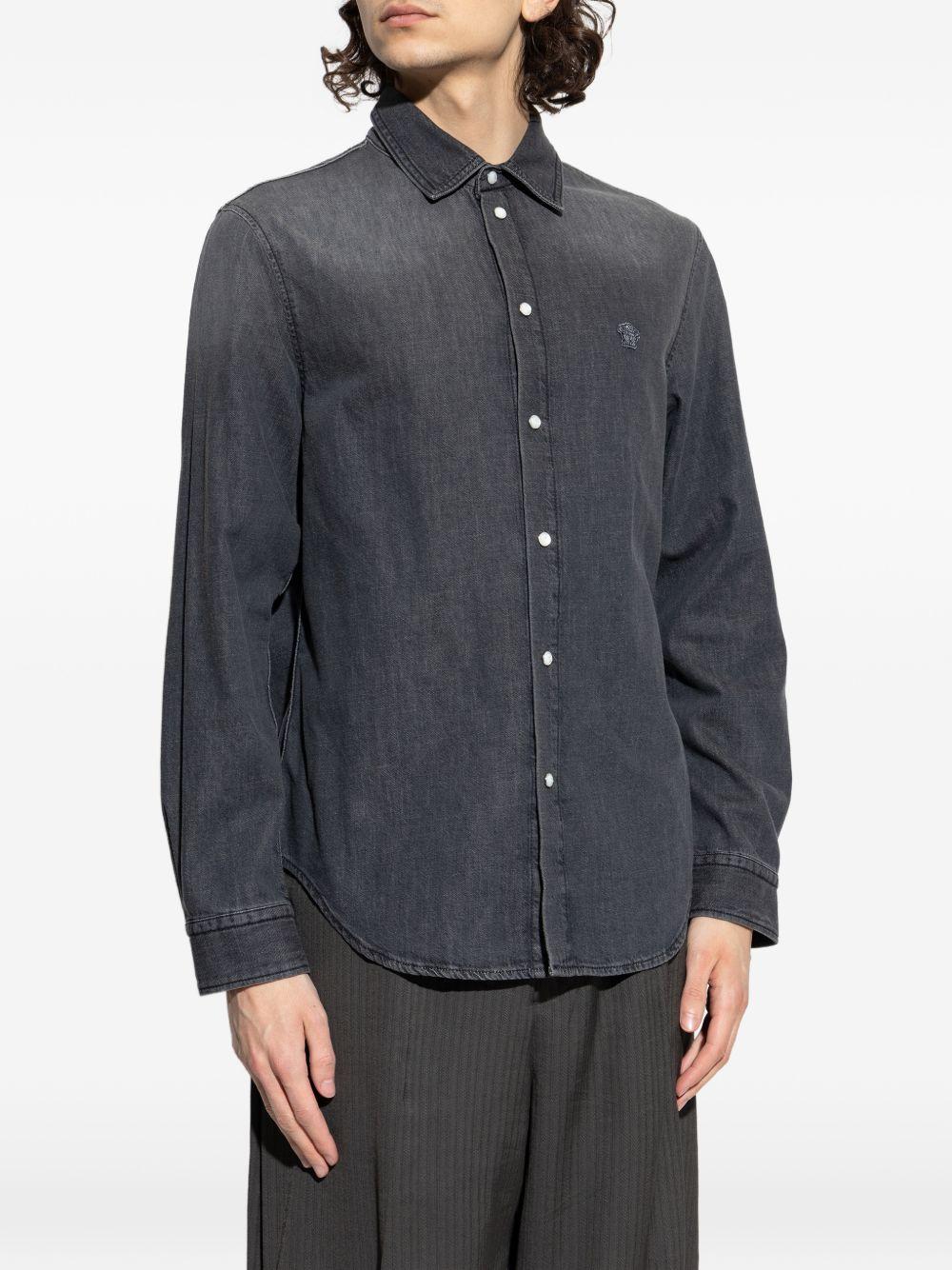 Lightweight Denim Shirt 1020701 1A168081D980 VERSACE