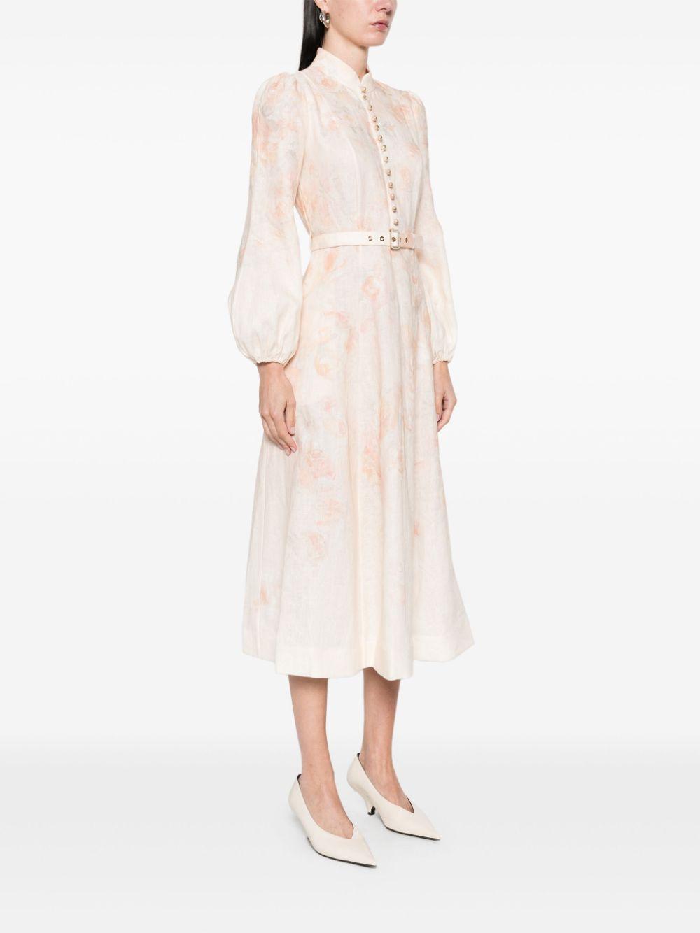 Crush midi dress<BR/><BR/><BR/> 9143DR251 CIAFLO ZIMMERMANN