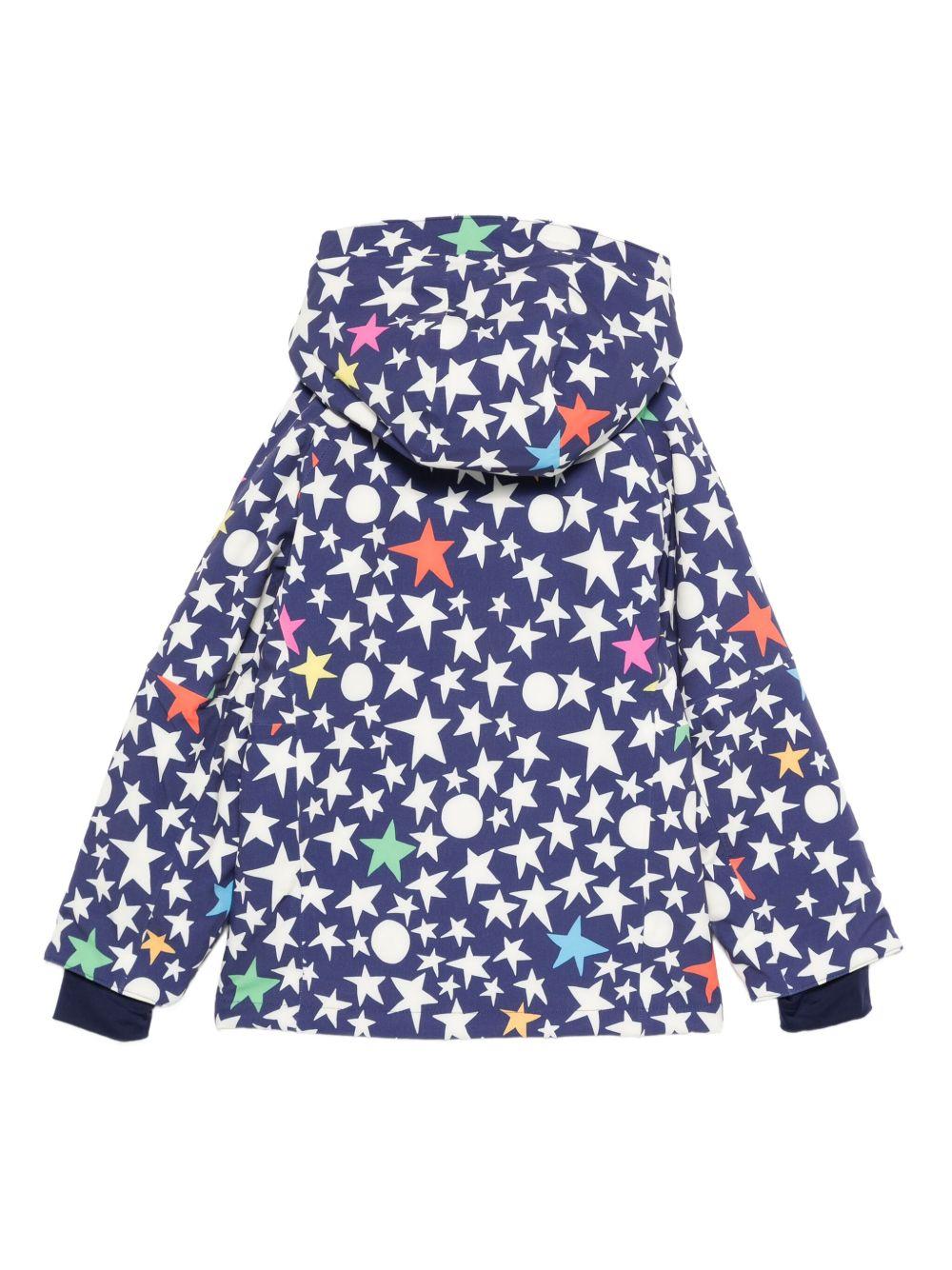 Star Print Hoodied Ski Jacket TX2C47 Z3117667MC STELLA McCARTNEY KIDS