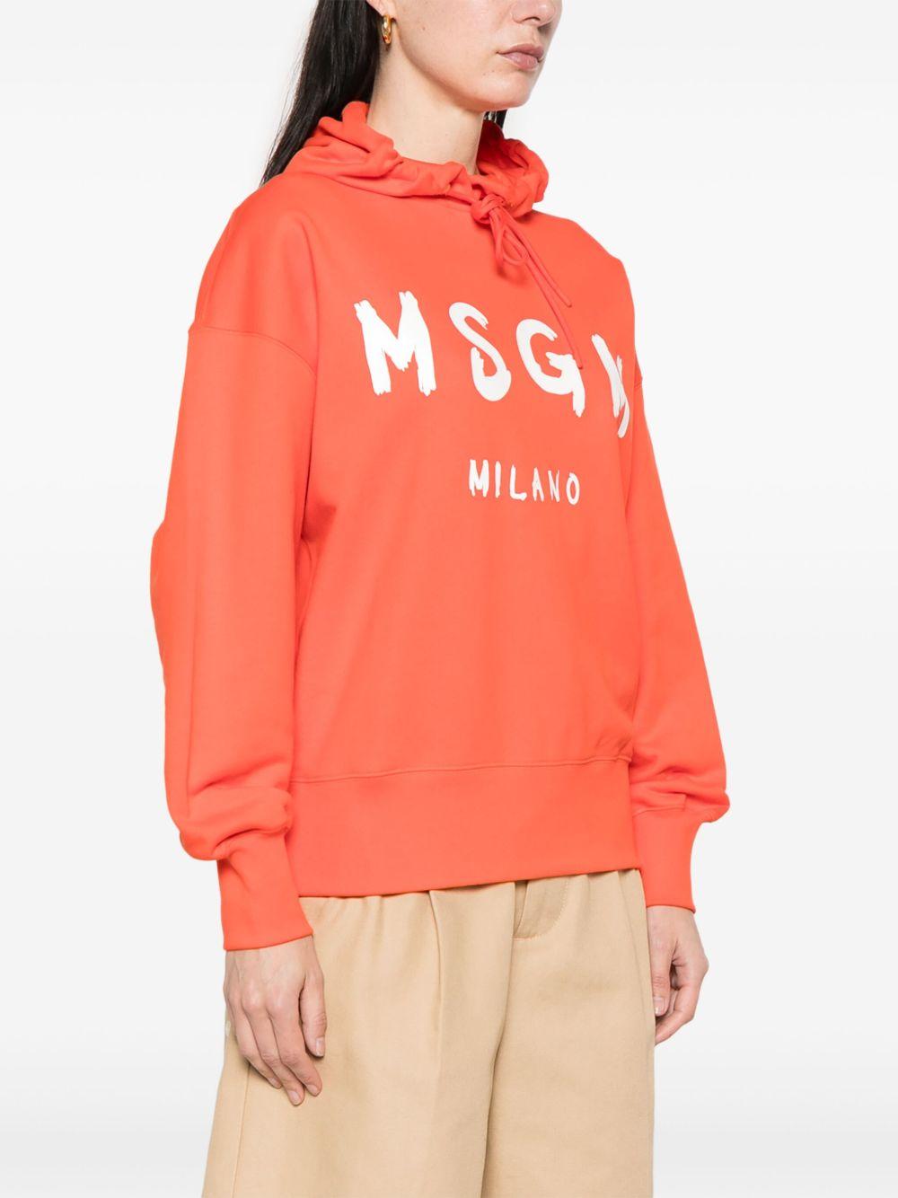 Logo grafiti hoodie 3841MDM515 25700017 MSGM