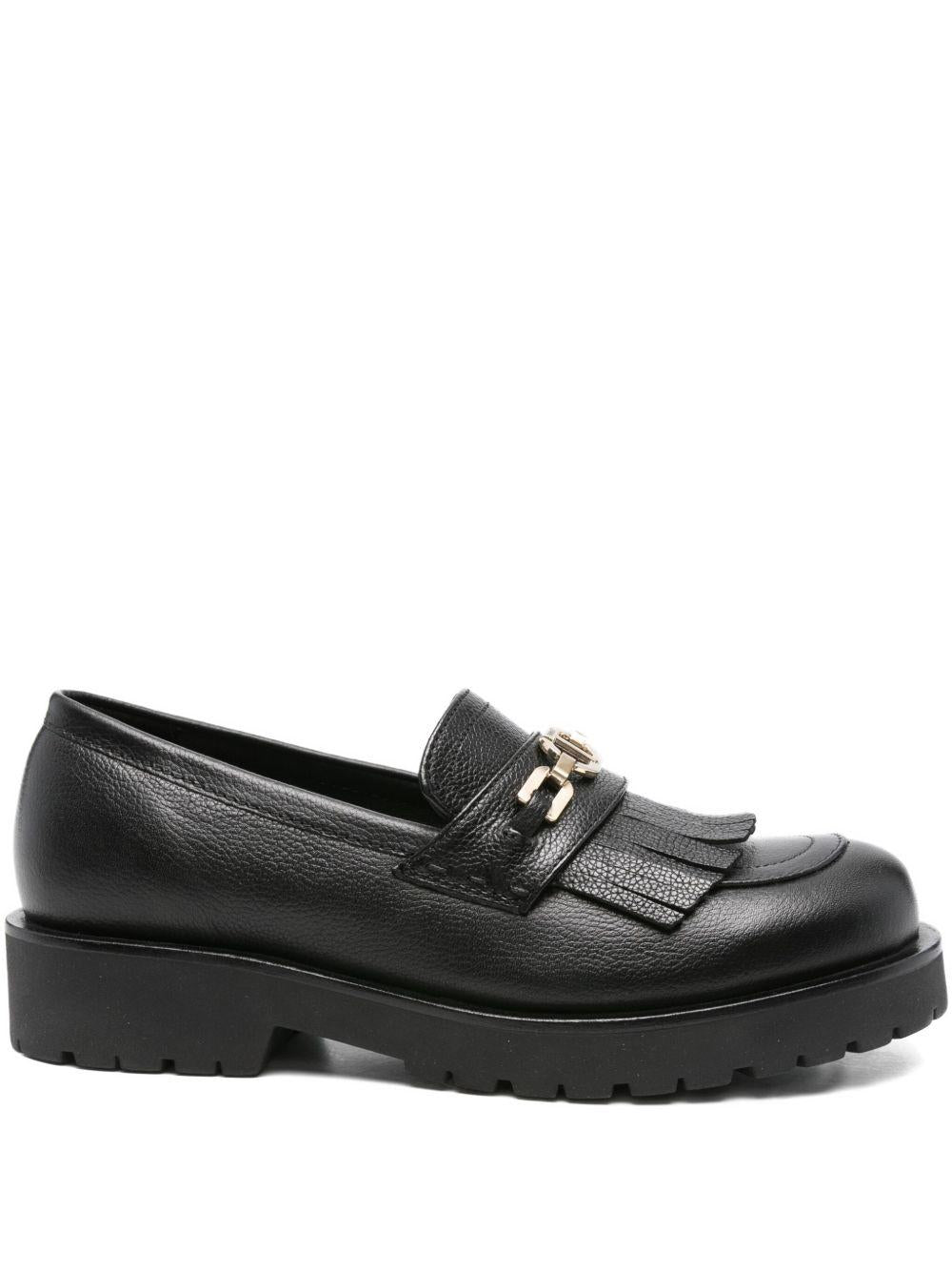 Platform Loafer with Metallic Logo 252TCP152 00006 TWINSET