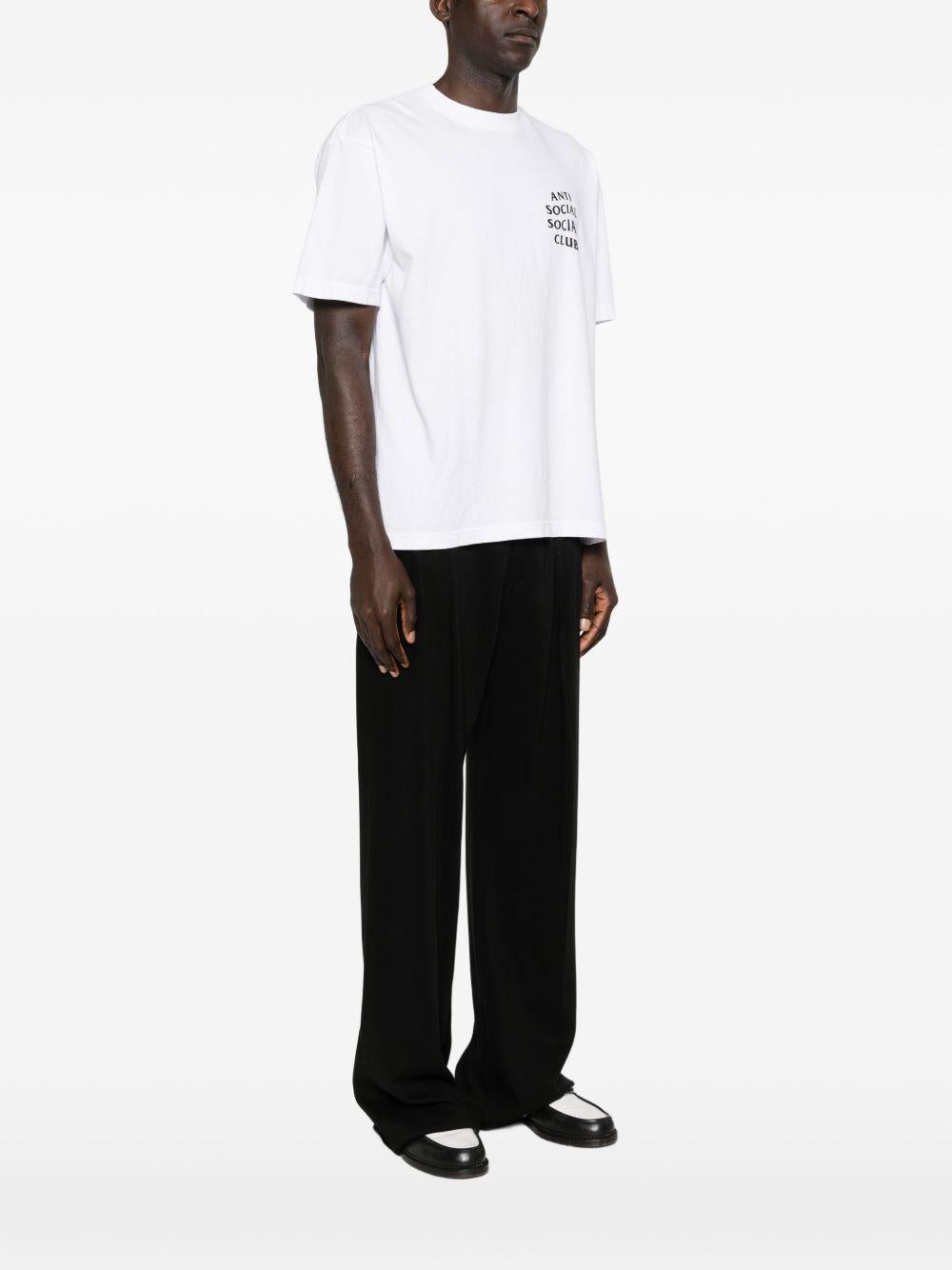 logo-print t-shirt ASSC070013 WHITE ANTI SOCIAL SOCIAL CLUB