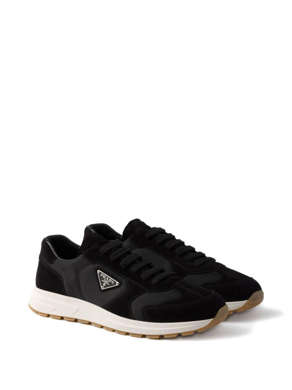 Prax suede and Re-Nylon sneakers 2EE455D7R F-G000F0632 PRADA