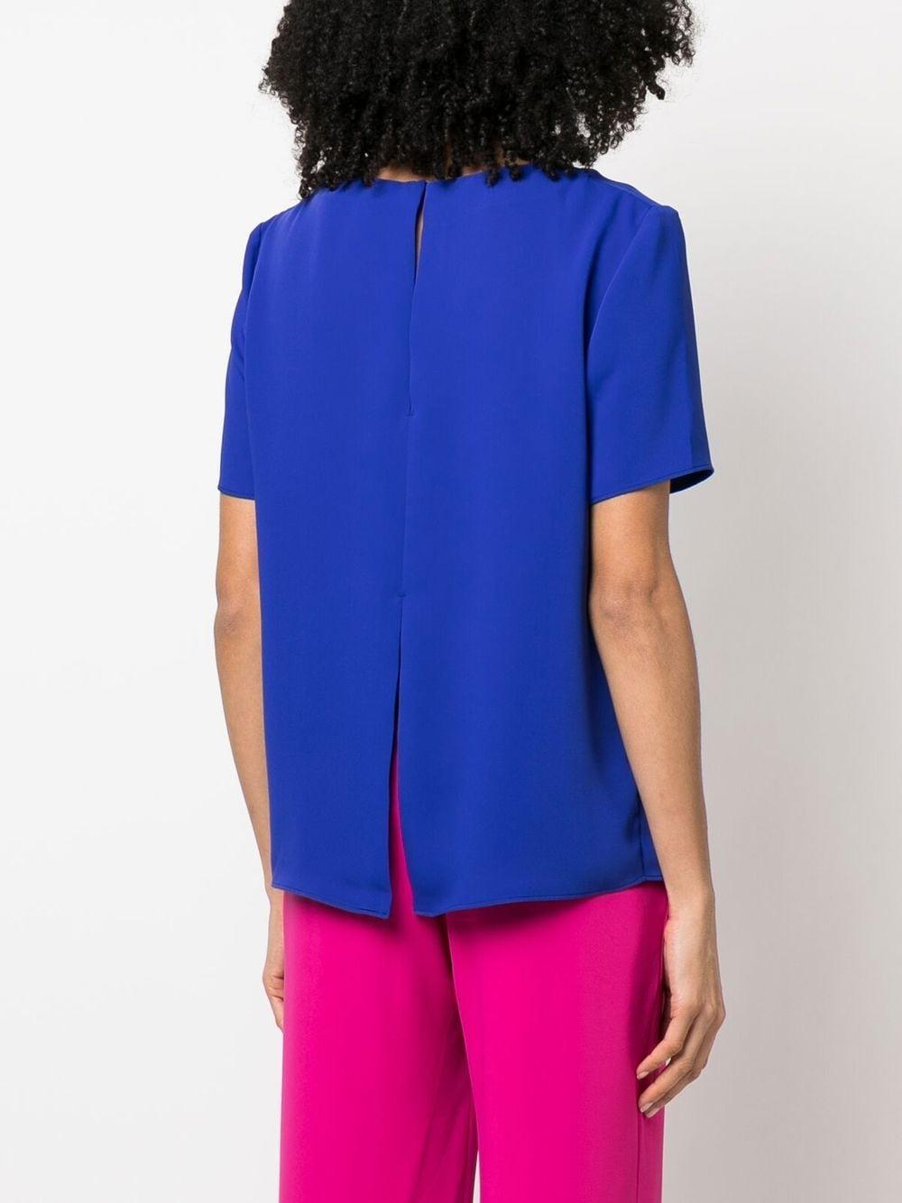 Short-sleeved cady blouse D312430 PANTY083 P.A.R.O.S.H.