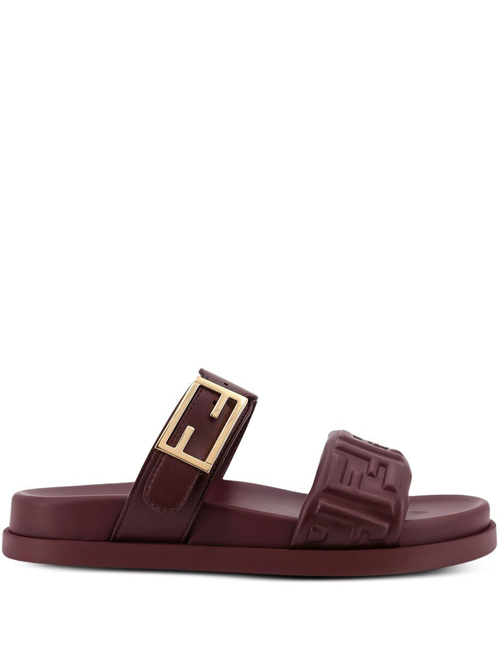 Fendi Feel leather slides 8X8710 ABOHF0L7X FENDI