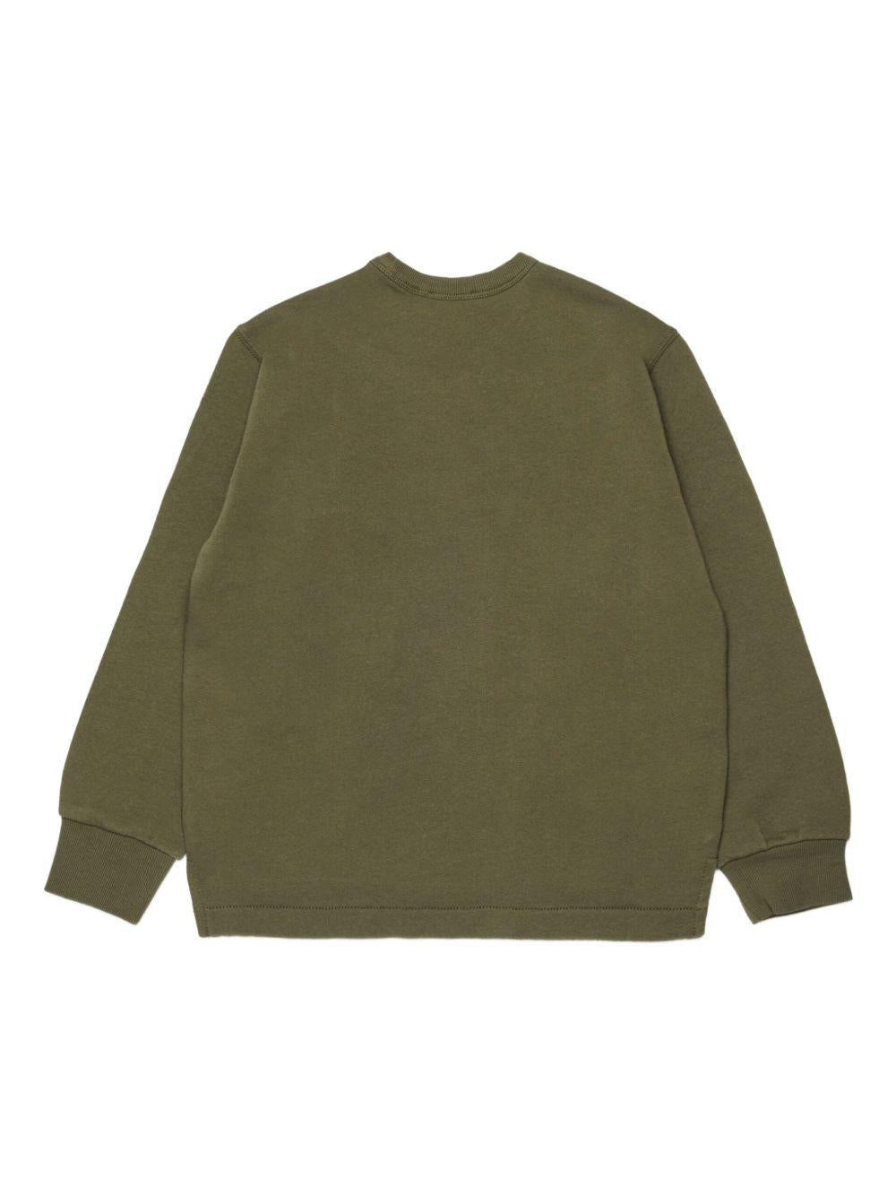 Sweatshirt with graphic prints and patches J02615 KYA0WK511 DIESEL KIDS