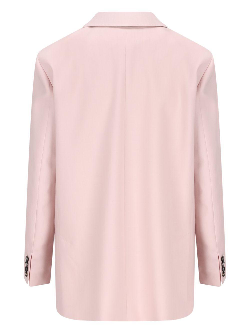Double-breasted wool, mohair and silk blazer 2611041171 MXMOMBROSA022 MAX MARA