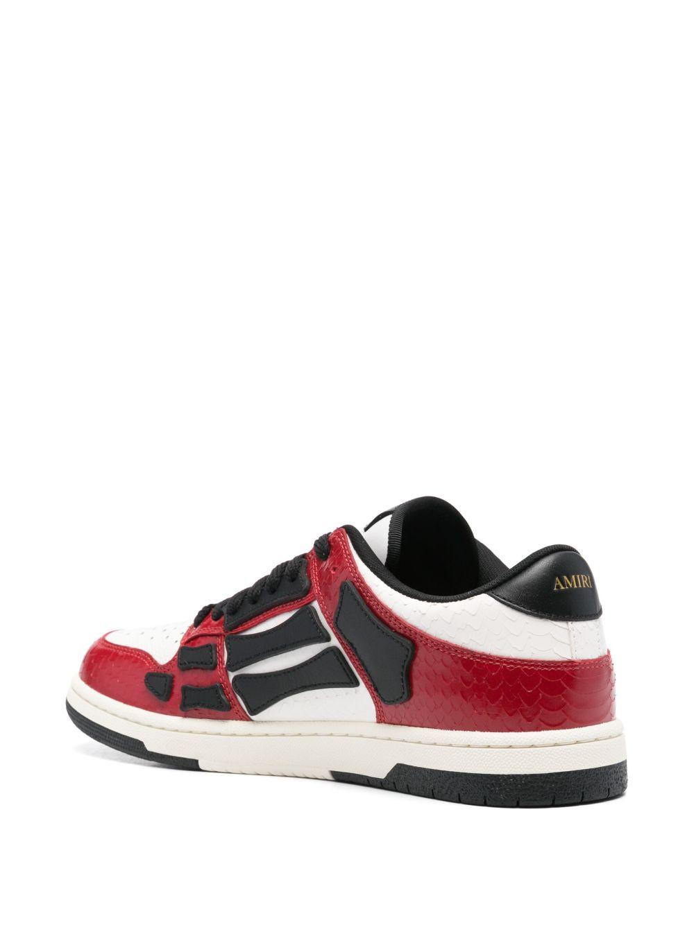 Snake Skel sneakers<BR/><BR/><BR/> AMFOSR1104 RED AMIRI