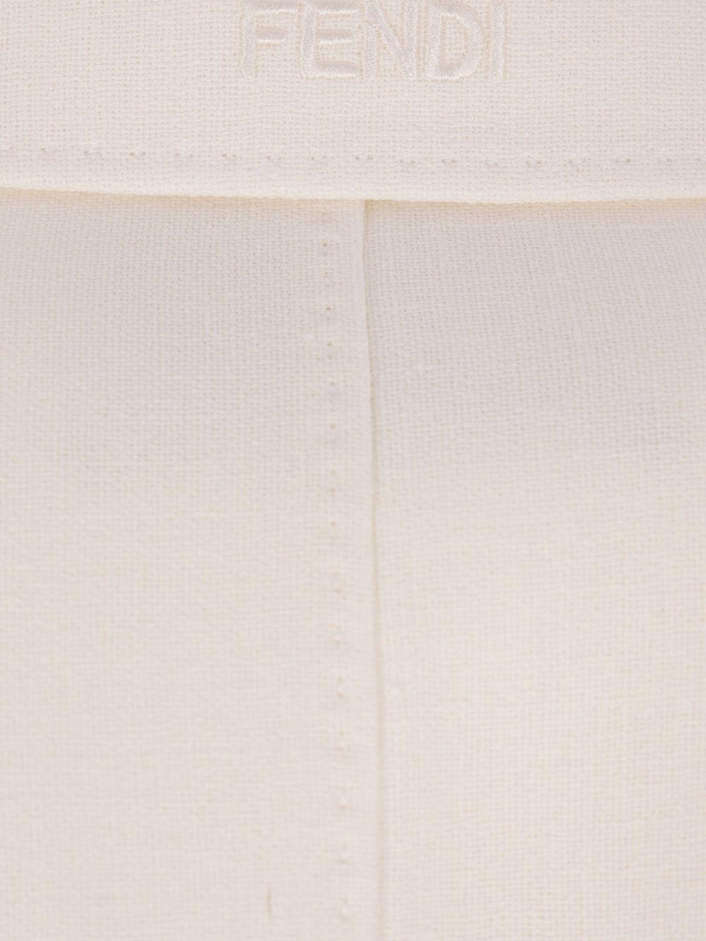 Linen coat<BR/><BR/> FF6121 AUOKF0ZNM FENDI