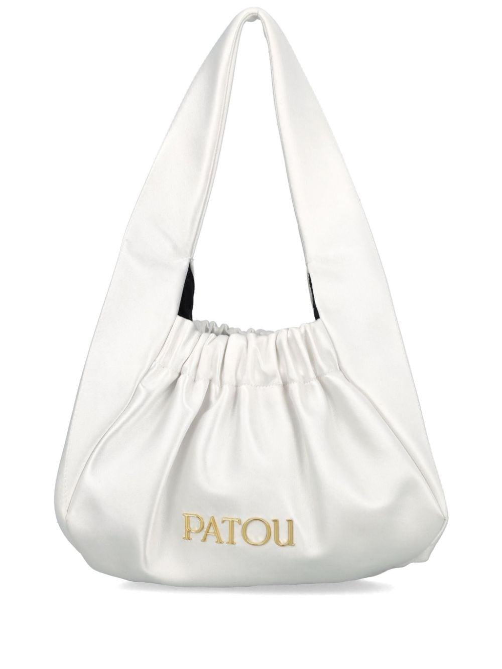Le Biscuit satin shoulder bag<BR/><BR/><BR/> AC0540171 001W PATOU