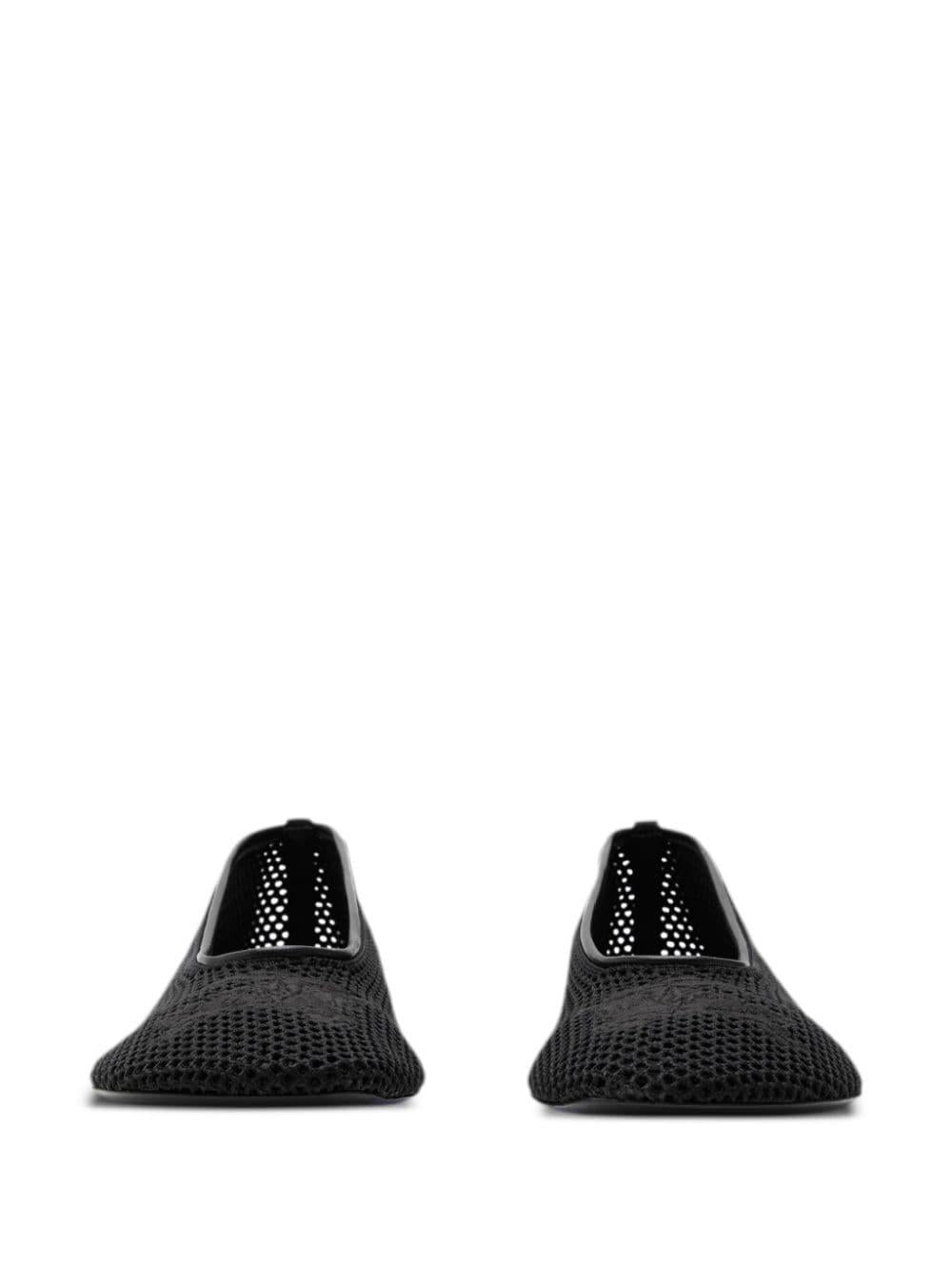 Mesh ballerina shoes 8088424 BLACK BURBERRY
