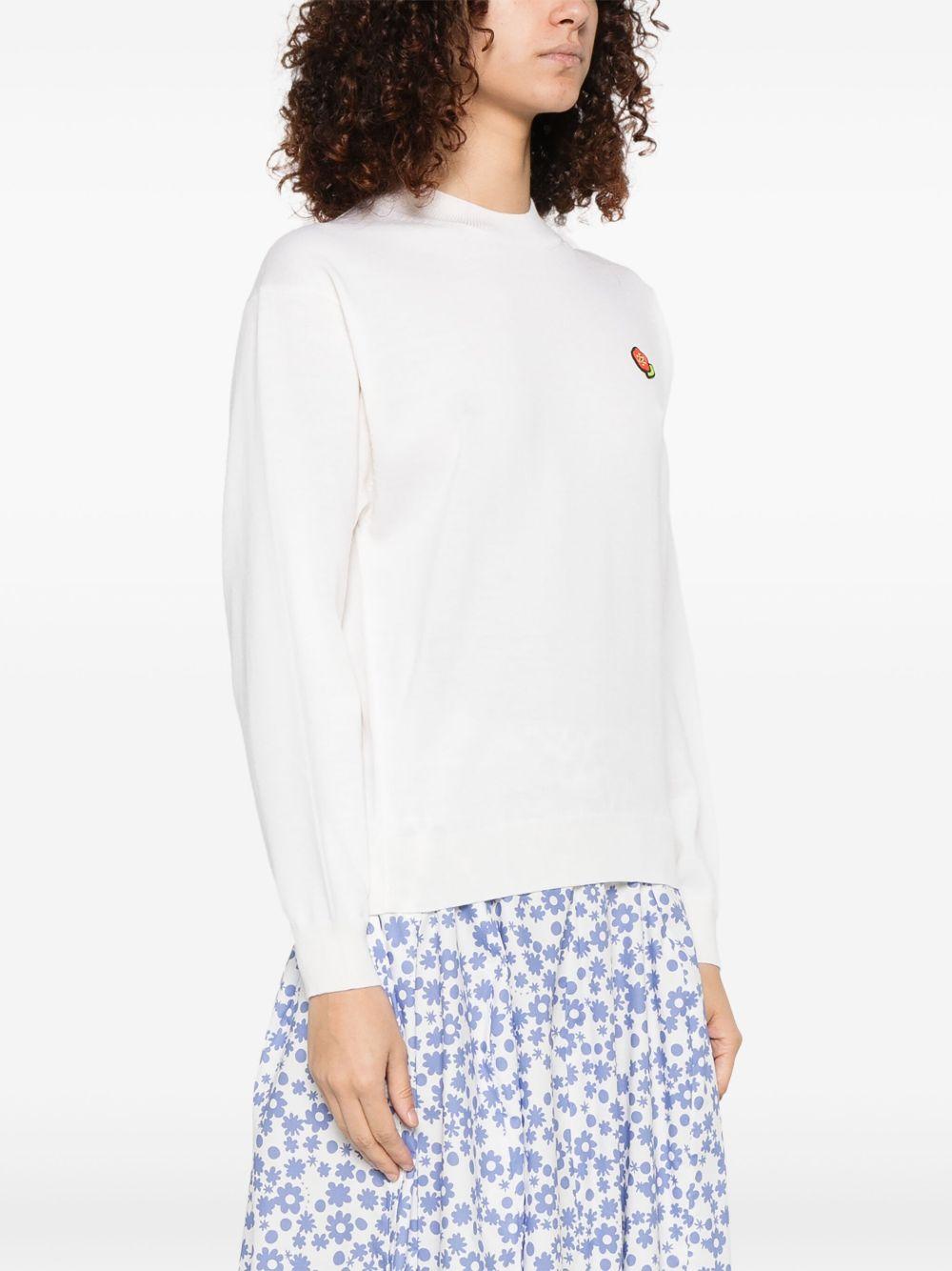 Lo flower sweatshirt FF52PU7123LB 02 KENZO