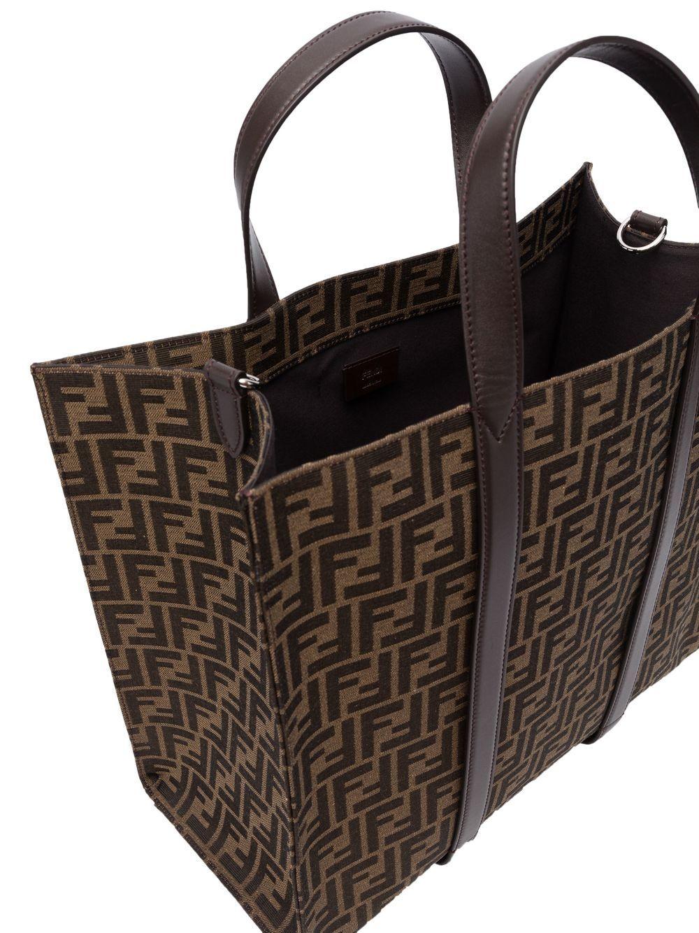 FF jacquard-motif tote bag<BR/><BR/><BR/> 7VA390 AG0MF19KW FENDI