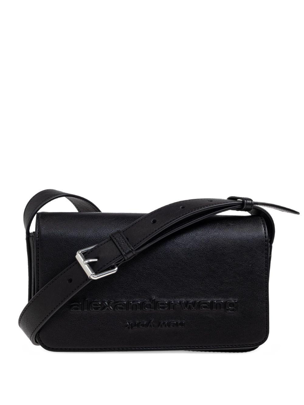 Punch Flap Crossbody Leather Small 20126X01L 001 ALEXANDER WANG