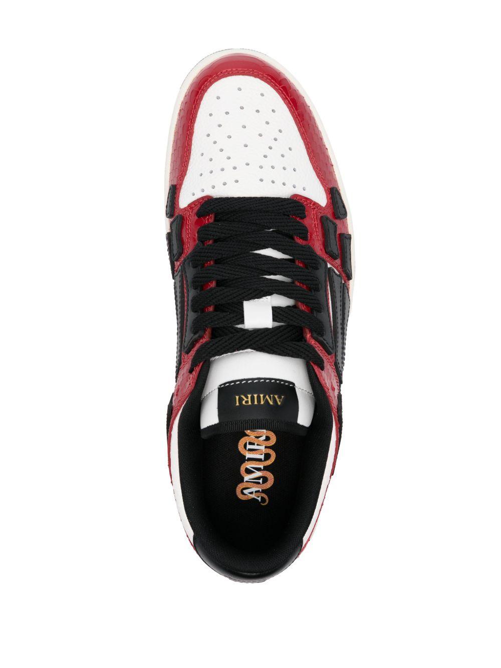 Snake Skel sneakers<BR/><BR/><BR/> AMFOSR1104 RED AMIRI