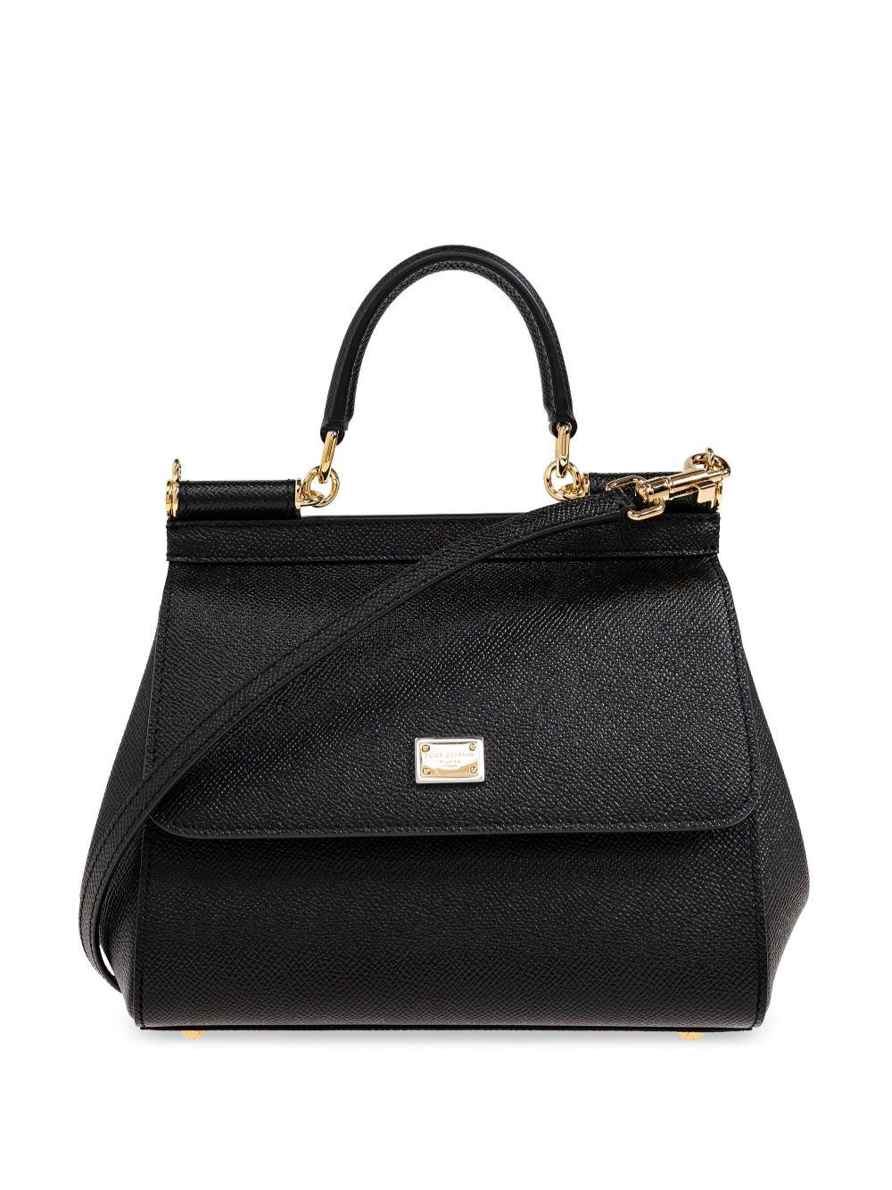 Sicily small handbag in dauphine calfskin BB6003 B100180999 DOLCE & GABBANA