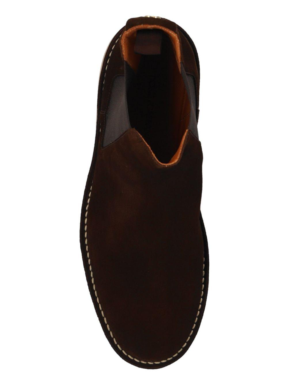 Suede Chelsea boots<BR/><BR/><BR/> A70151 AT44180081 DOLCE & GABBANA