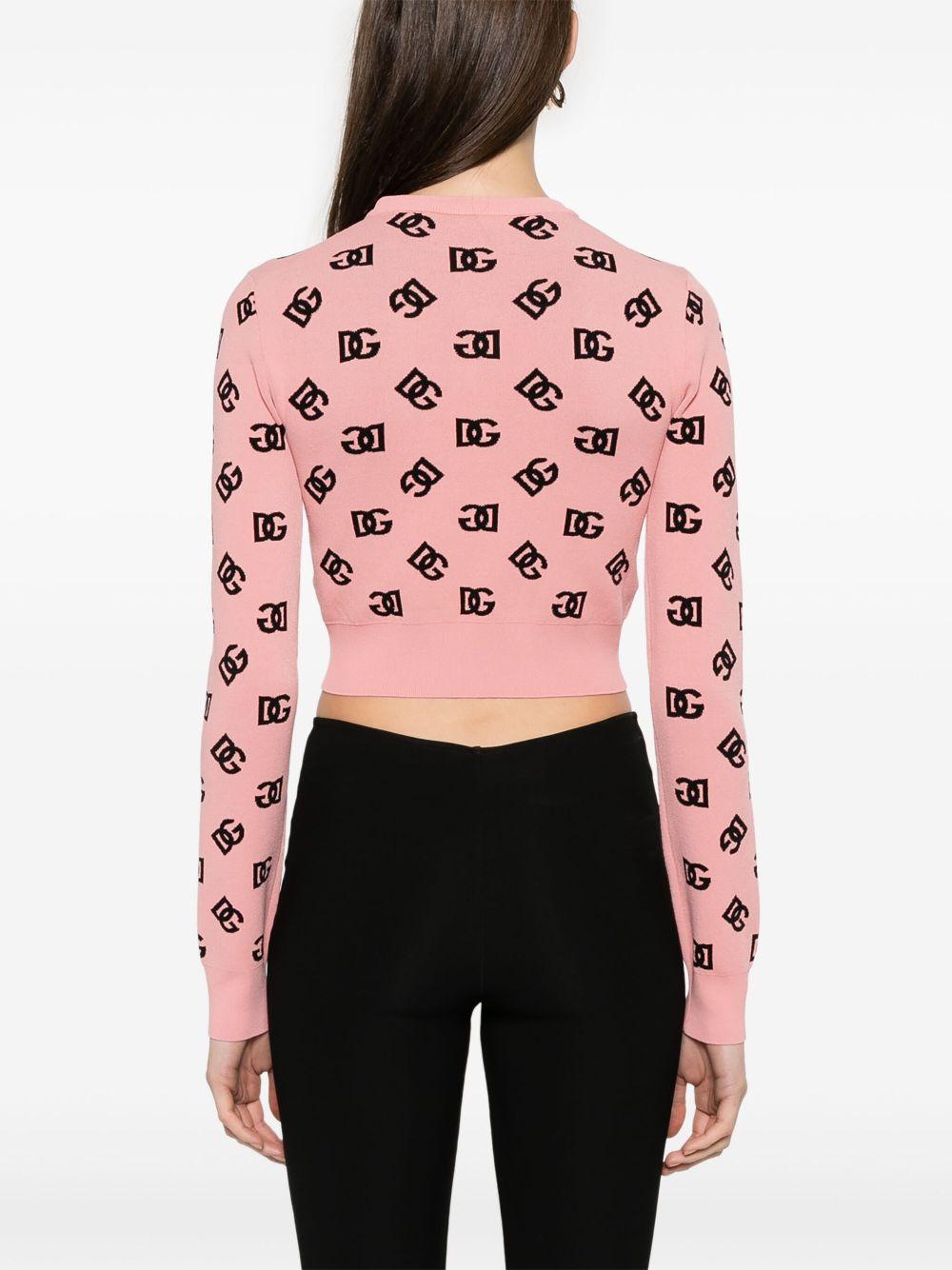 DG-jacquard sweater<BR/><BR/><BR/> FXI12T JFMGTF0473 DOLCE & GABBANA
