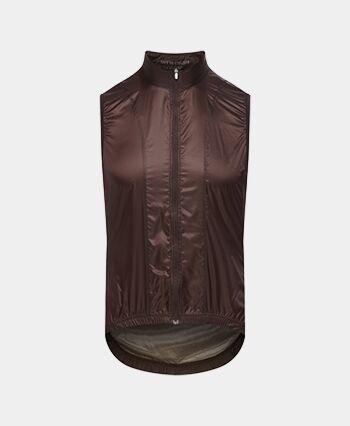 Men's Superlight Cycling Gilet PETRA COCOA CAFÉ DU CYCLISTE