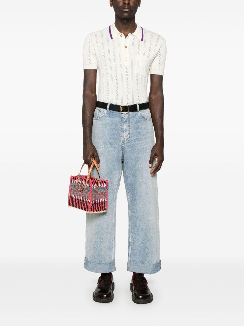 Wide-leg jeans<BR/><BR/><BR/> 6V3DE04GARE 508 VALENTINO GARAVANI