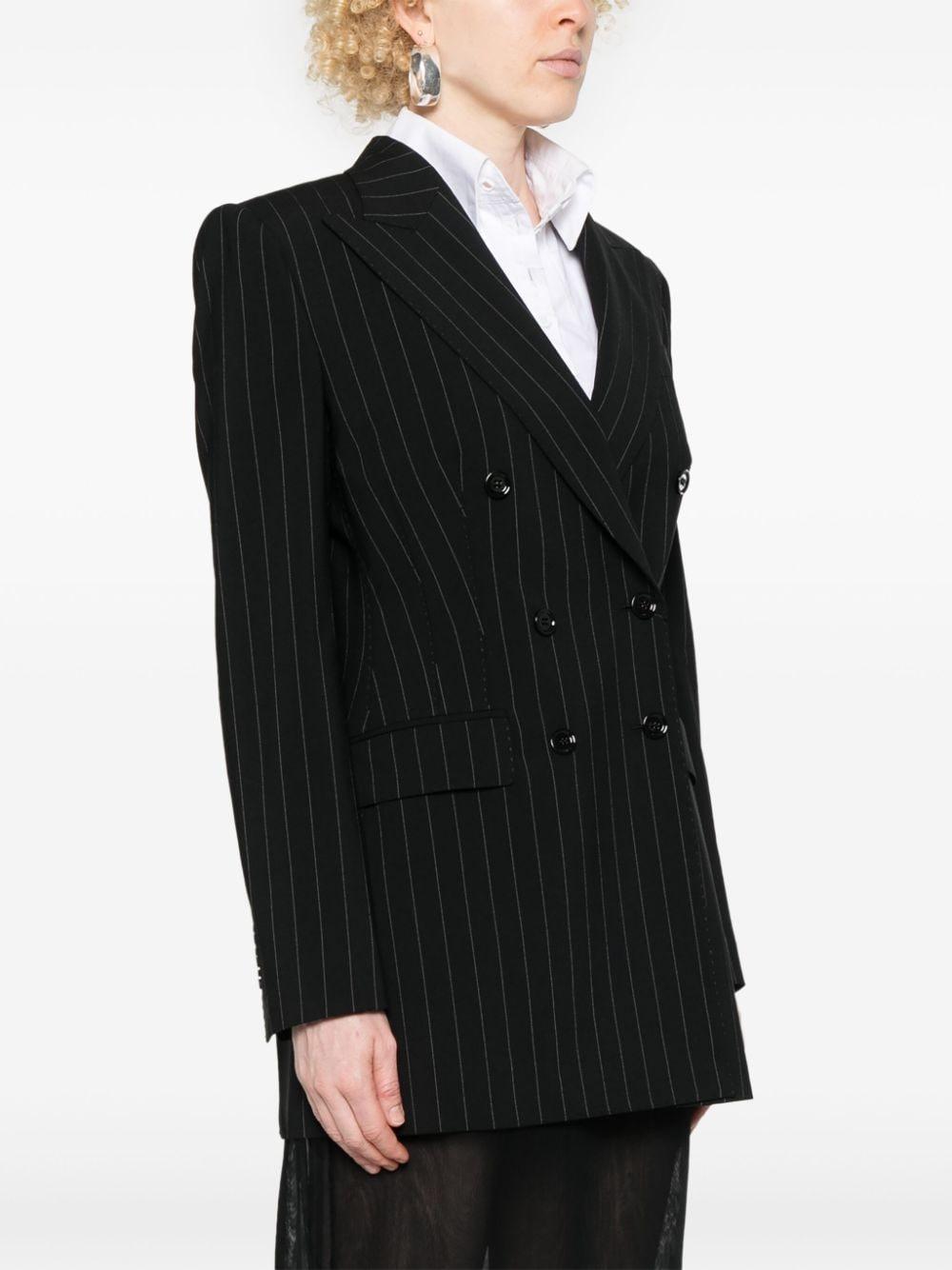 Pinstripe-pattern blazer<BR/><BR/> F29BIT FRBDKS8051 DOLCE & GABBANA