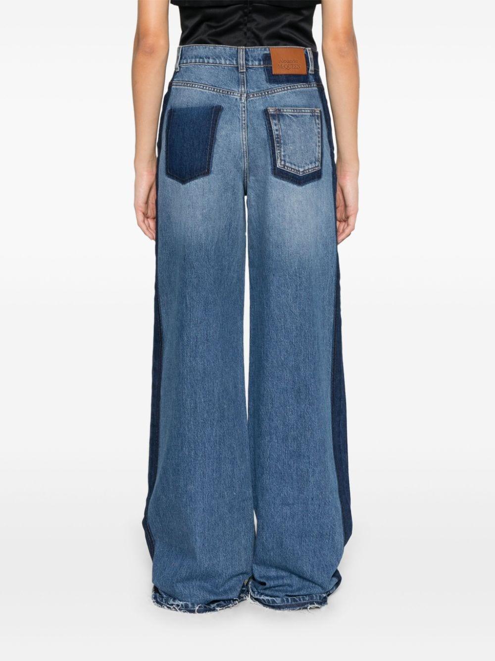 Logo-plaque jeans<BR/><BR/><BR/> 775894 QMABJ4109 ALEXANDER MCQUEEN