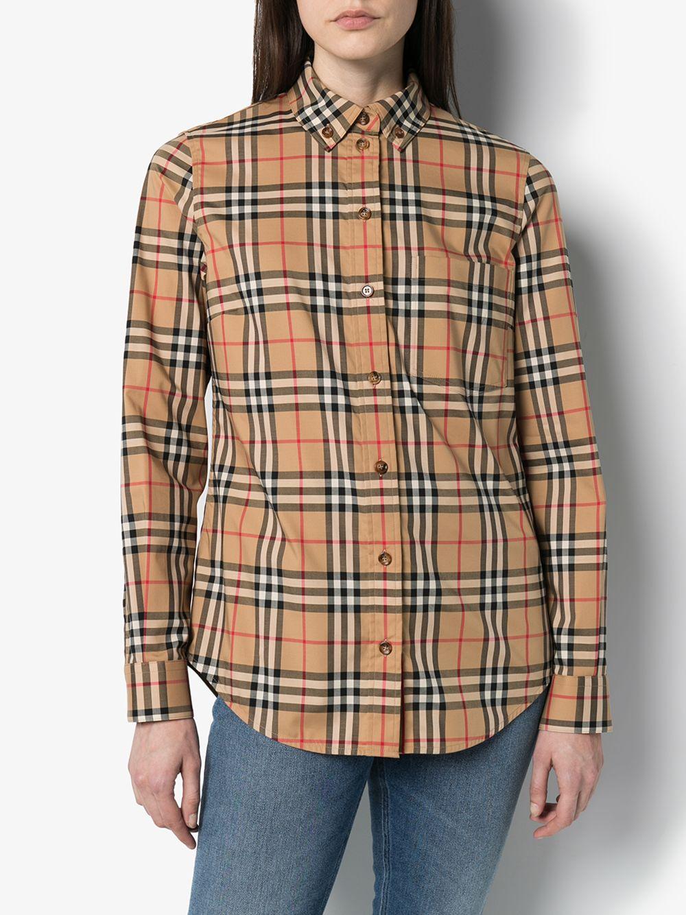 Vintage Check button-down shirt 8022284 ARCHIVE BEIGE BURBERRY