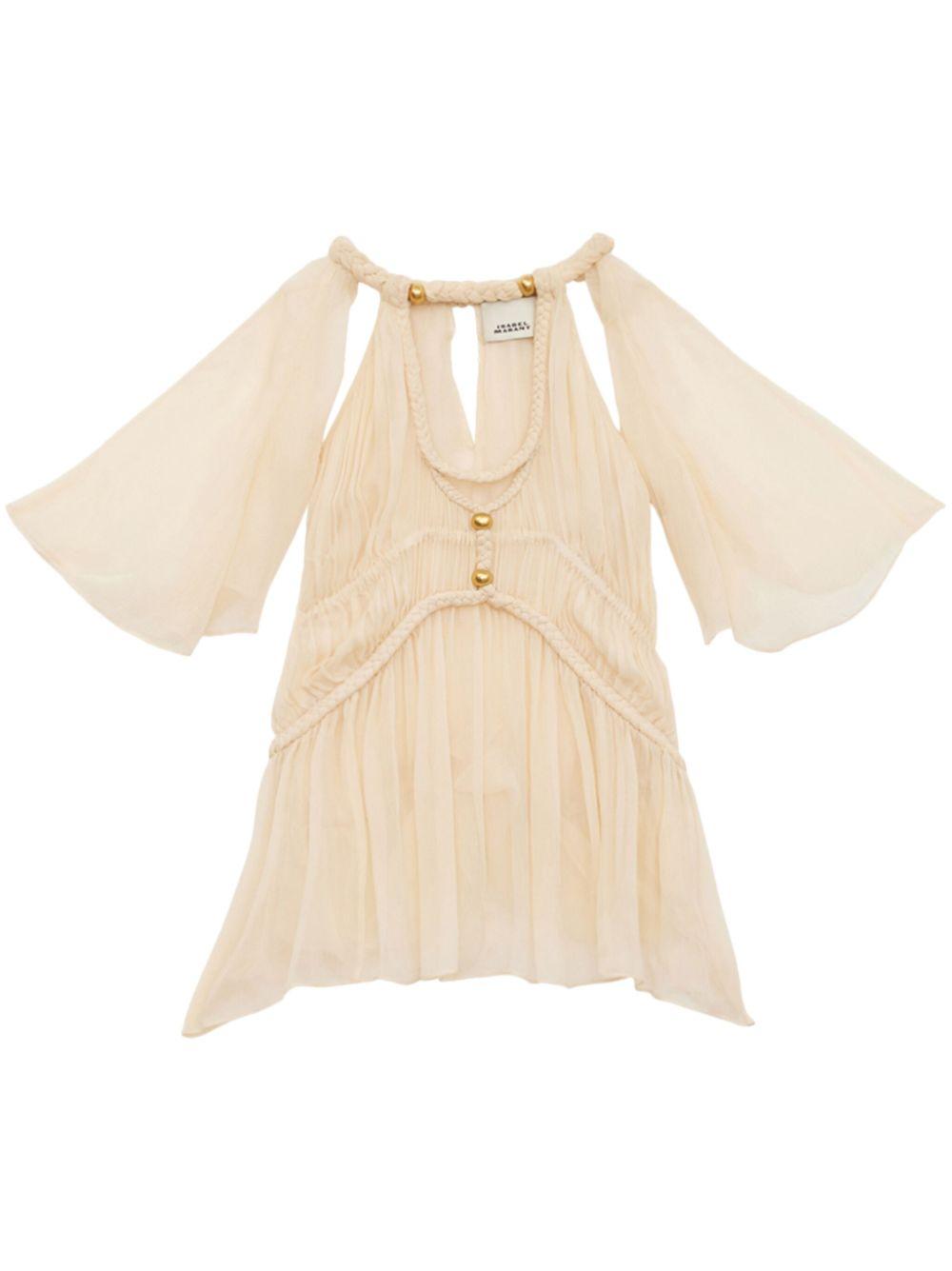 Rosaline gathered silk top HT0637FA C2J04I23EC ISABEL MARANT