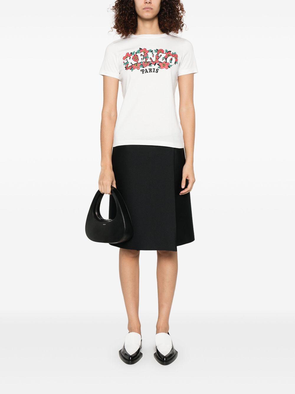 Boke Flower motif T-shirt FF52TS1494SO 02 KENZO