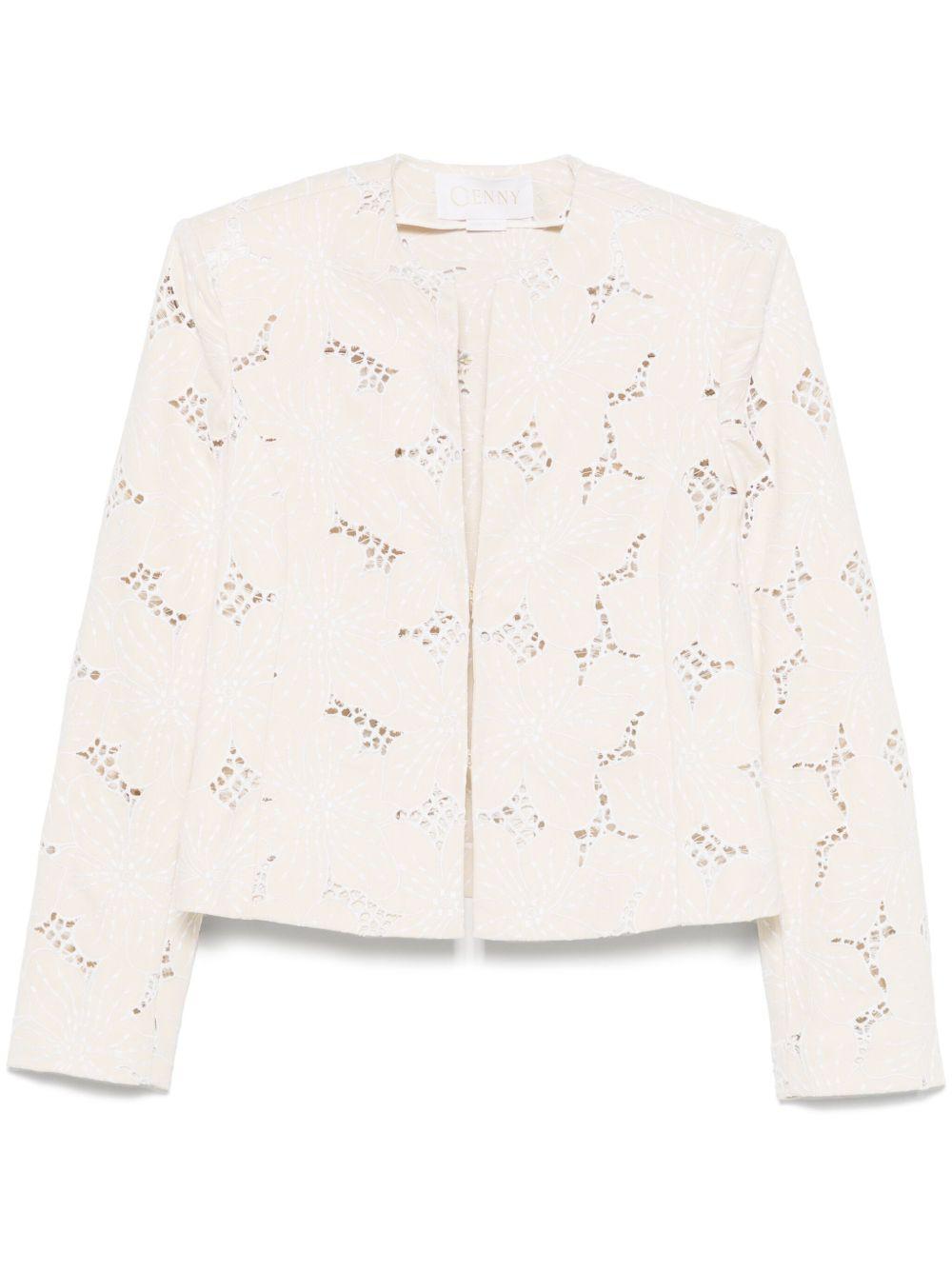 Embroidered jacket<BR/><BR/><BR/> 78AAQ508 NR005716 GENNY