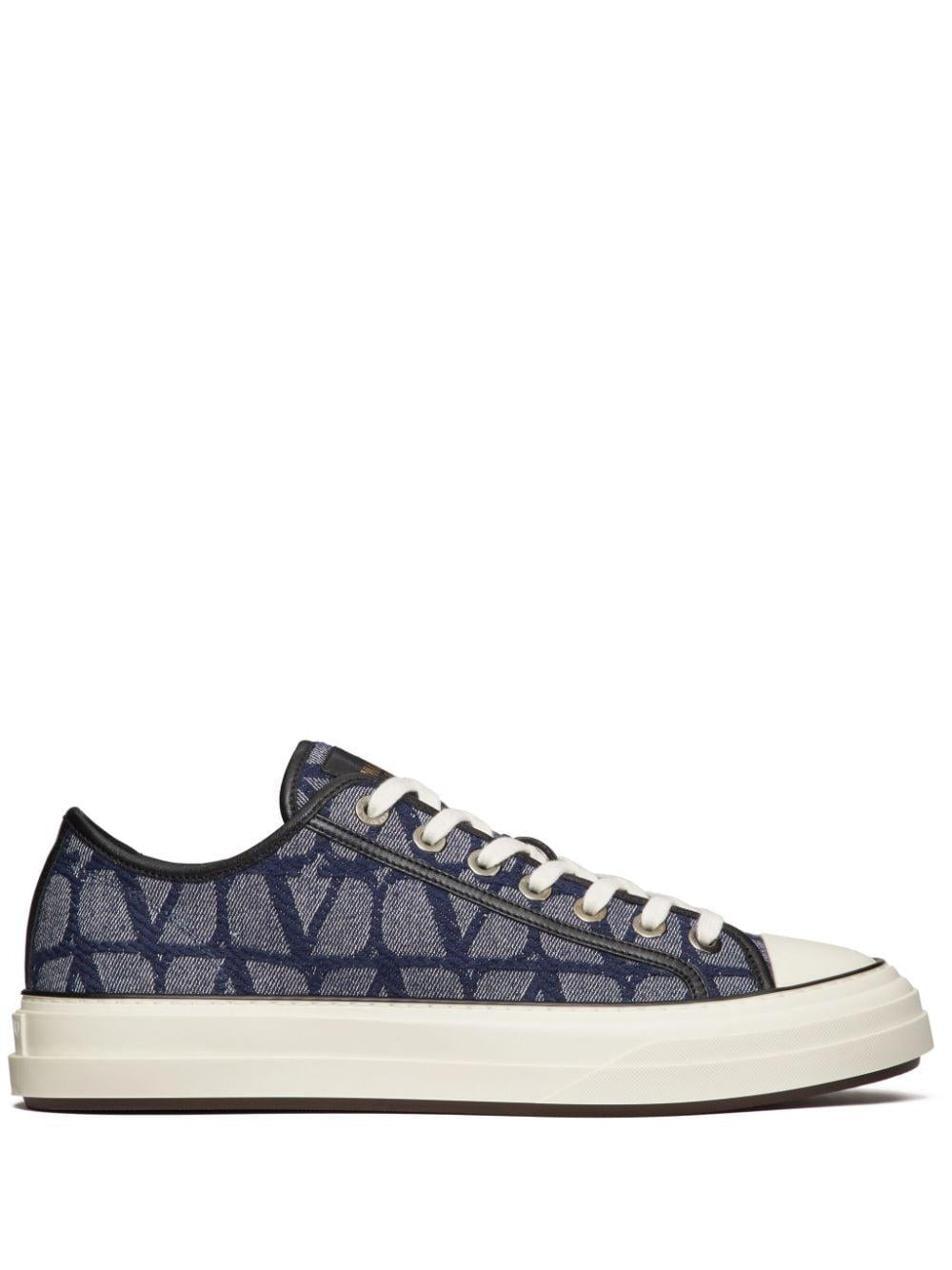 Toile Iconographe Totaloop denim-effect sneakers 4Y2S0H02HQW YEX VALENTINO GARAVANI
