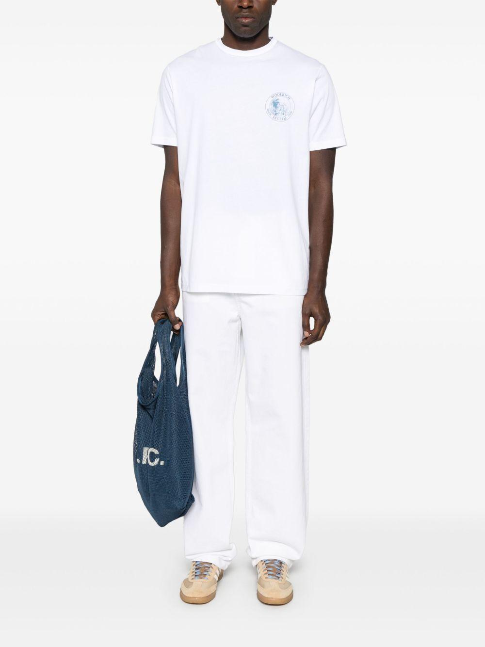 Cotton T-shirt CFWOTE0148MRUT2926 8041 WOOLRICH