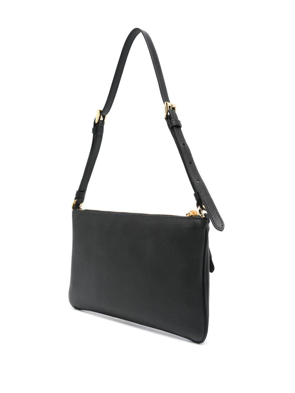 Triangle-logo shoulder bag<BR/><BR/><BR/> 1BC238 2CYSF03BH PRADA