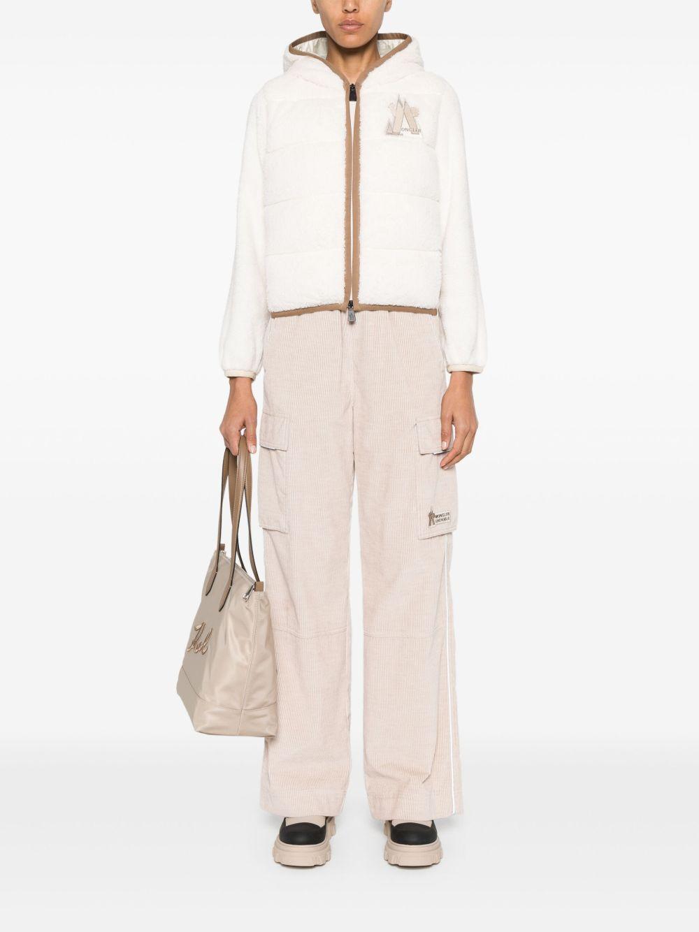 Padded hoodie with zip in Polartec® K20988G00022 899ML034 MONCLER GRENOBLE