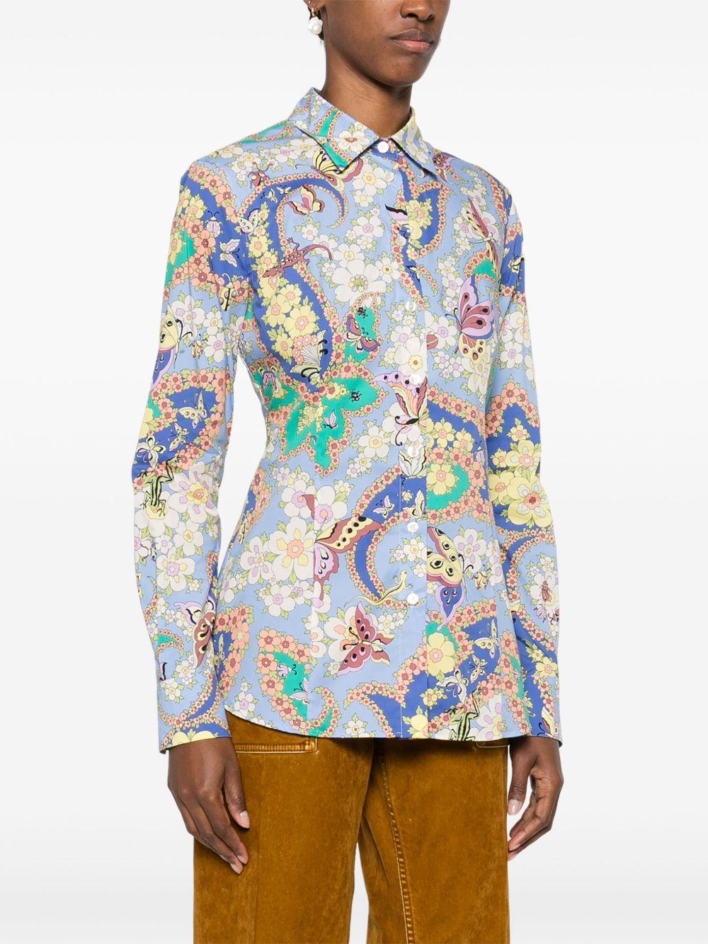 Floral-print shirt<BR/><BR/><BR/> WRIA0020 99SAEC7X0886 ETRO